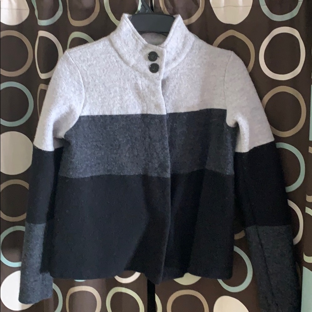 karl lagerfeld paris color block jacket